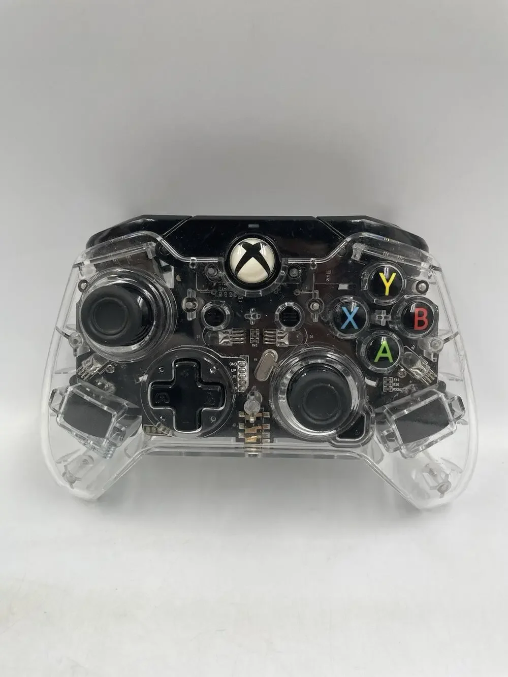 Afterglow Wired Game Controller Xbox One Clear Transparent 048-121 No cable